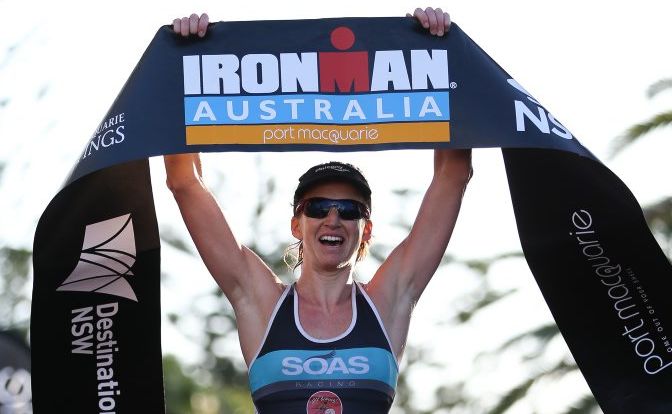 Ange Castle secured second in Ironman Australia. Ange Castle secured second in Ironman Australia.